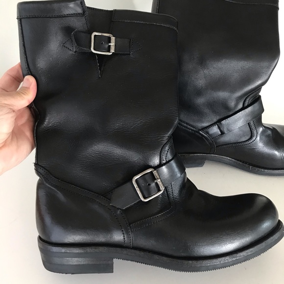 ralph lauren motorcycle boots
